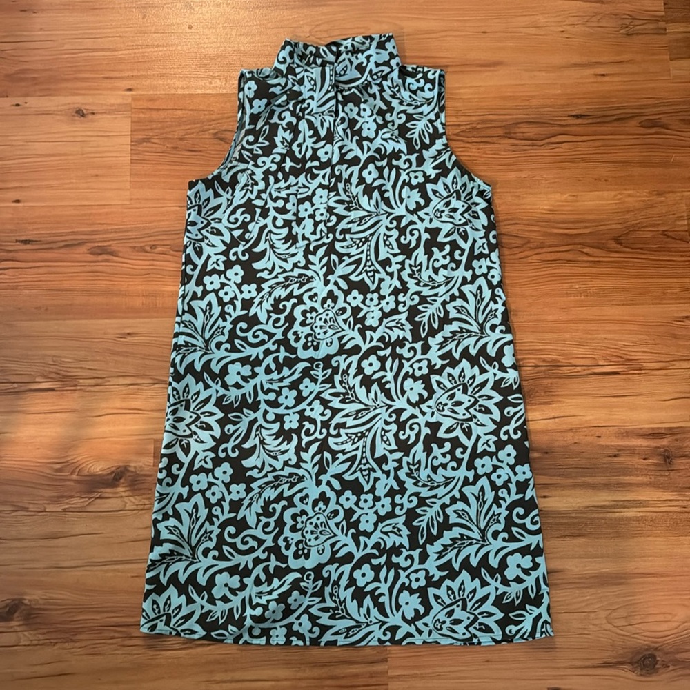 Ann Taylor tie neck dress